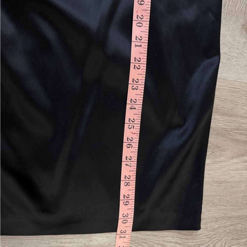 White House Black Market Sleek Black Mini Dress - Picture 12 of 12